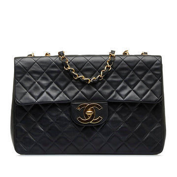 Top Quality Chanel Decamatrasse 34 Cocomark ingle Flap Chain Shoulder Bag Black   CHANEL