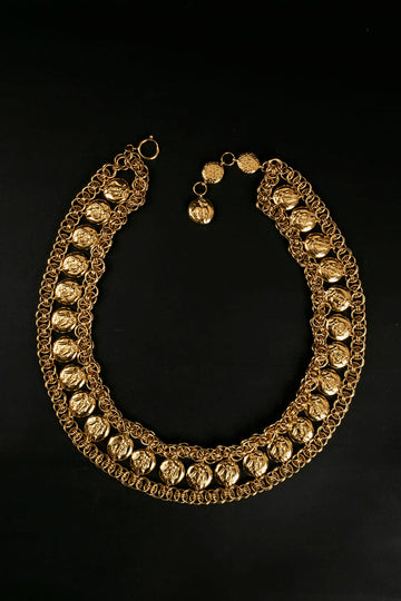 Ceinture en m?©tal dor?© Chanel