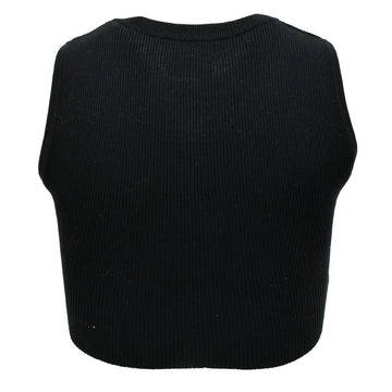 Top Quality Chanel Sleeveless Tops Black