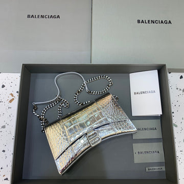 BLN-Ciaga Hourglass Wallet On Chain in SliTLM -, For Women,  Bags 9in/23Luxe Carry