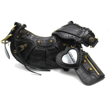 Blnciaga  Leather Shoulder Bag