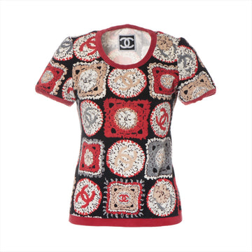 Top Quality Chanel Sports 09P Cotton  Nylon  36  Red × Black P35858 Belbet Side Reaper