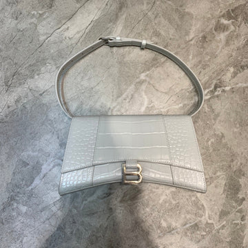 BLN-Ciaga Hourglass Handbag In White, For Women,  Bags 9.8in/25Luxe Carry
