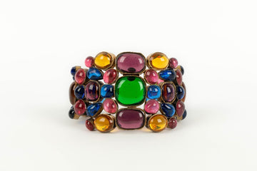 Bracelet en p?¢te de verre Chanel