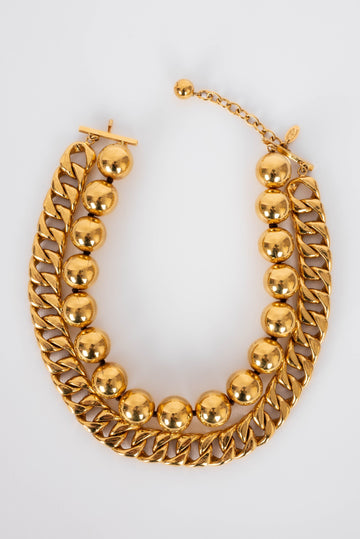 Collier doré Top Quality Chanel 1990s