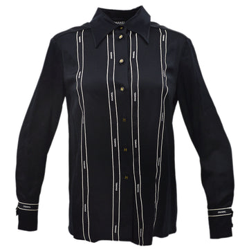 Top Quality Chanel Blouse Shirt Black 94A #40