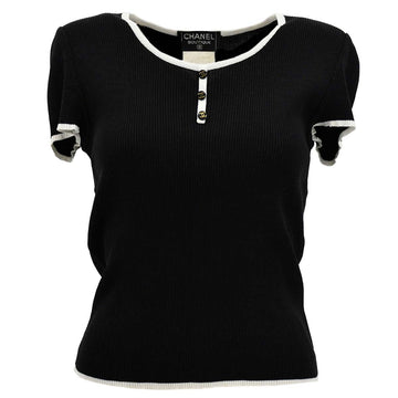 Top Quality Chanel Spring 1995 T-shirt Black 95P #42