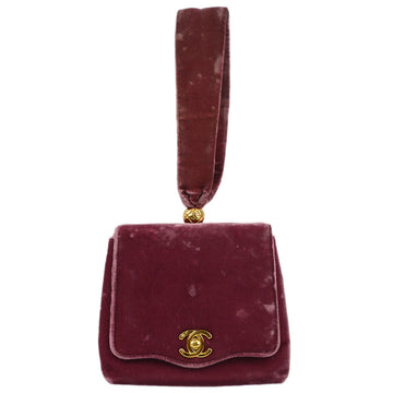 Top Quality Chanel 1994-1996 Pink Velvet Evening Bag