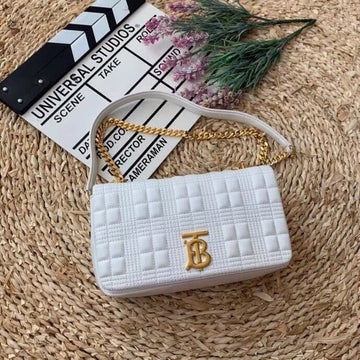 B-Berry - Luxe Carry  Quilted Medium Luxe Carryla Bag Monogram White For Women, Bags 11in/28Luxe Carry 80211061