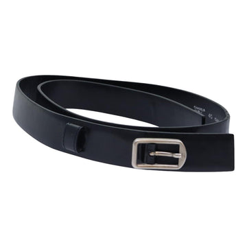 Top Quality Chanel Belt Leather 40 Black CC Auth bs17331