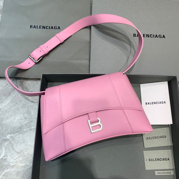 BLN-Ciaga Downtown Small Shoulder Bag In Pink, For Women,  Bags 11.8in/30Luxe Carry 67135329S1Y5906