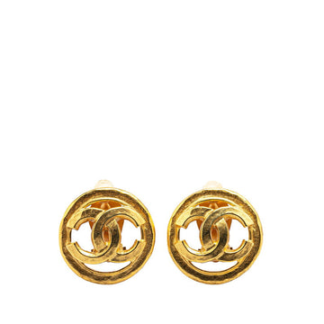 Top Quality Chanel   Coco Mark Round Earrings