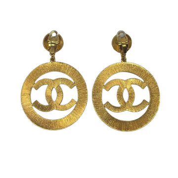 Top Quality Chanel   Textured CC Drop Earrings