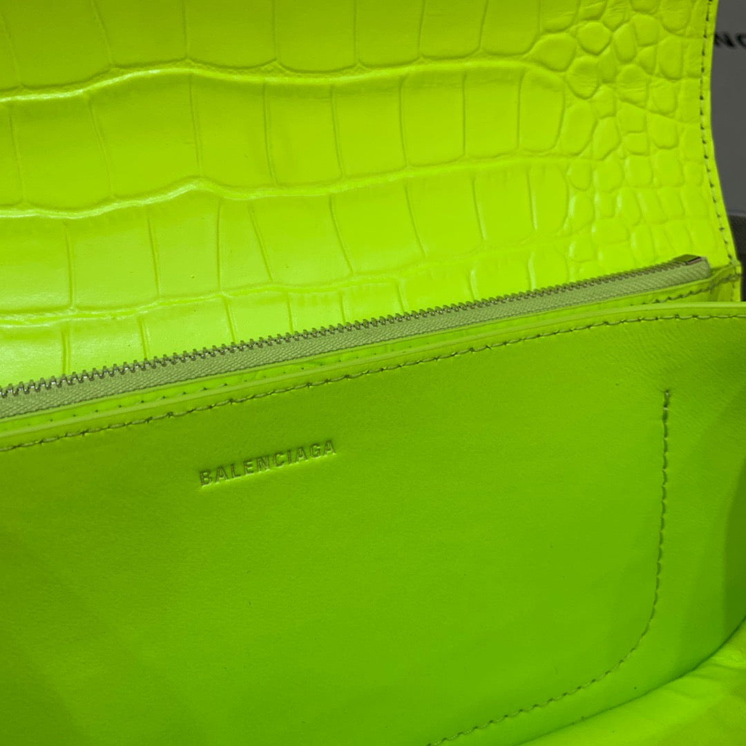 BLN-Ciaga Gossip Small Shoulder Bag Green Neon, For Women,  Bags 9.1in/23Luxe Carry
