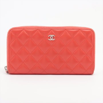 Top Quality Chanel Matrasse  Round  Wallet Red Silver Gold
