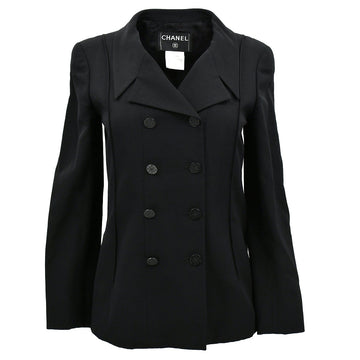 Top Quality Chanel Single Breasted Jacket Black
