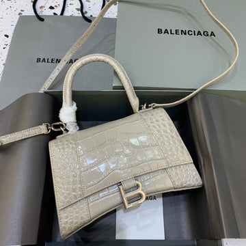 BLN-Ciaga Hourglass Small Handbag In Beige, For Women,  Bags 9in/23Luxe Carry