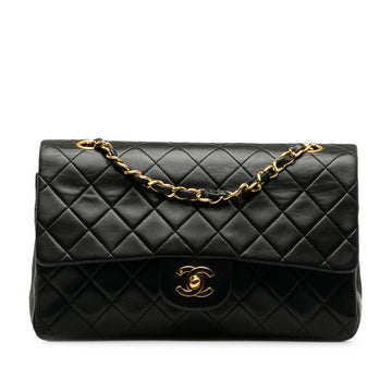 Top Quality Chanel Mattress Double Flat Chain houlder Bag No. 2 Black Gold   CHANEL