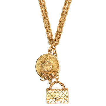 Top Quality Chanel Bag Charm Chain-Link Necklace