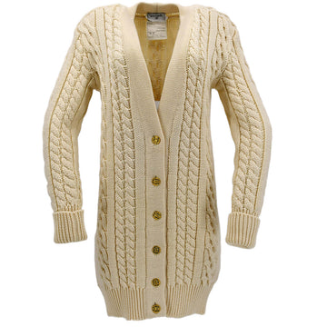 Top Quality Chanel cable-knit wool long cardigan #38