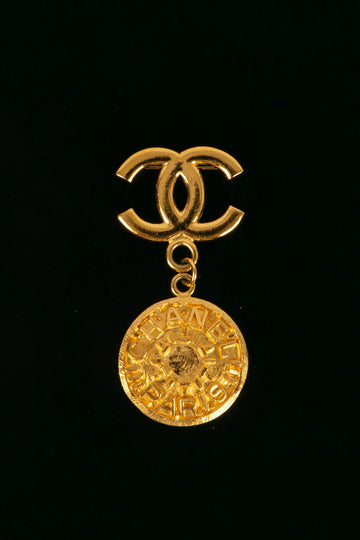 Broche dor?©e Top Quality Chanel 1995