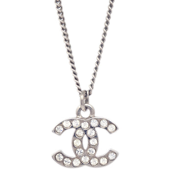 Top Quality Chanel 2011 Crystal & Silver CC Necklace