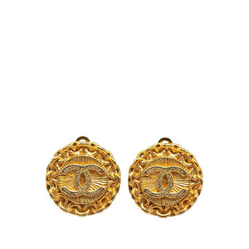 Top Quality Chanel   Coco Mark Earrings Gold