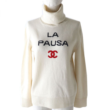Top Quality Chanel Cashmere Turtleneck Knit Top