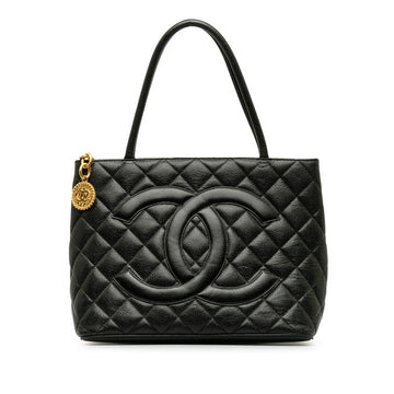 Top Quality Chanel   Cocomark Tooth Bag Handbag Black Caviar   Chanel