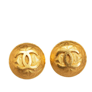 Top Quality Chanel   Cocomark Earrings Gold Makeup  Chanel