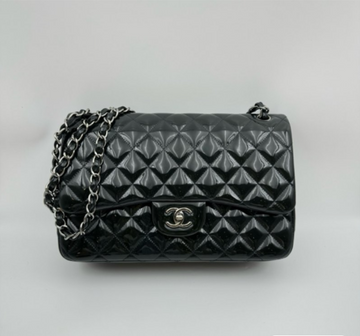 Top Quality Chanel Classic Flap CF Dark Blue Large 30cm Bag 100142400162