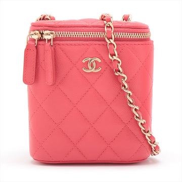 Top Quality Chanel Matrasse Caviar S Chain Shoulder Bag Pink G