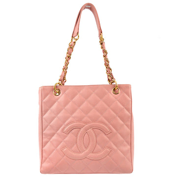 Top Quality Chanel Pink Caviar Petite Shopping Tote PST Tote Bag