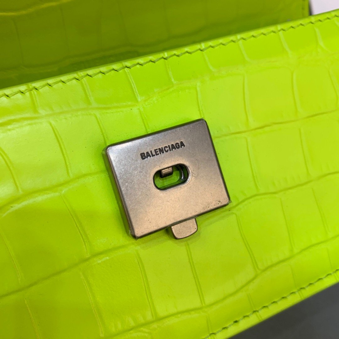 BLN-Ciaga Gossip Small On Chain Shoulder Bag Green Neon, For Women,  Bags 7.4in/19Luxe Carry