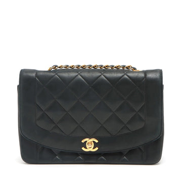 Top Quality Chanel Matrasse  Single Flap Single Chain Bag Diamond Flap Black Gold  2nd