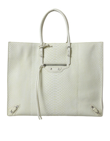 Blnciaga Chic Python Leather Tote in  & Women's yelLuxe Carryw