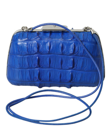 Blnciaga Electric  Crocodile Skin Women's Clutch