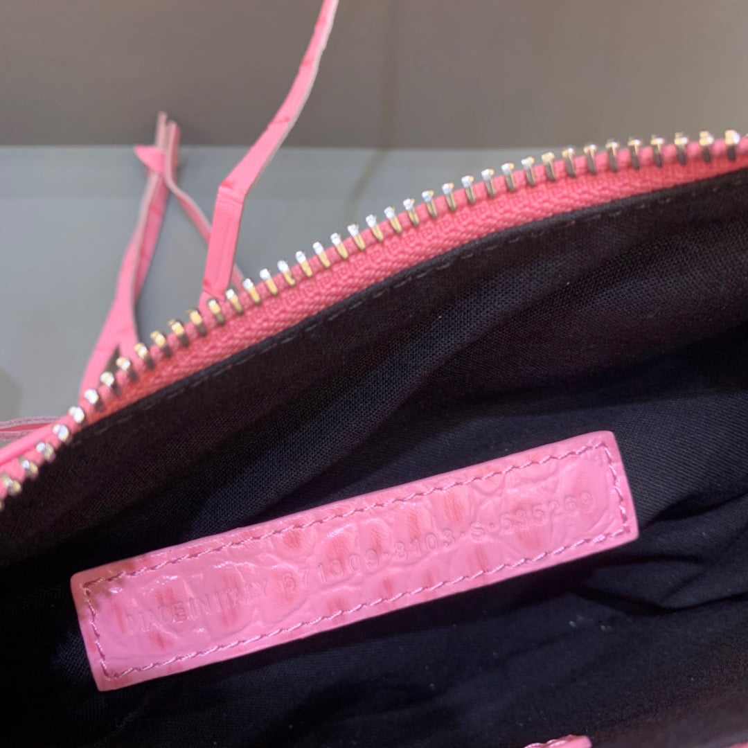 BLN-Ciaga Le Cagole XS Shoulder Bag In Pink, For Women,  Bags 10.2in/26Luxe Carry