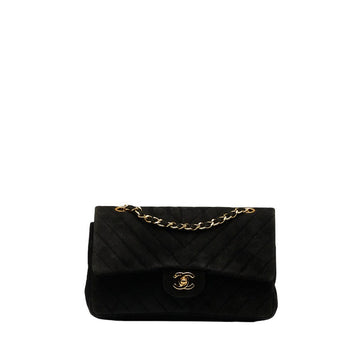 Top Quality Chanel Mattress 25 Double Flat Chain houlder Bag Black Sweater Lady Chanel