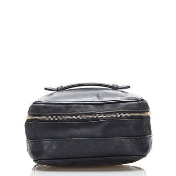 Top Quality Chanel Cocomark Vanity Bag Handbag Black Leather  Chanel
