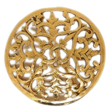 Top Quality Chanel 1991 Brooch Pin Gold 26