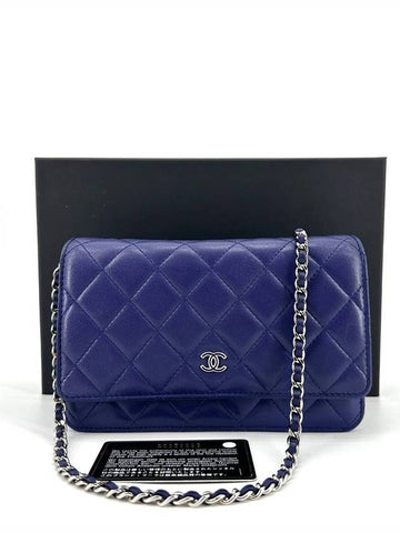 Lambskin mini cross bag WOC Chanel