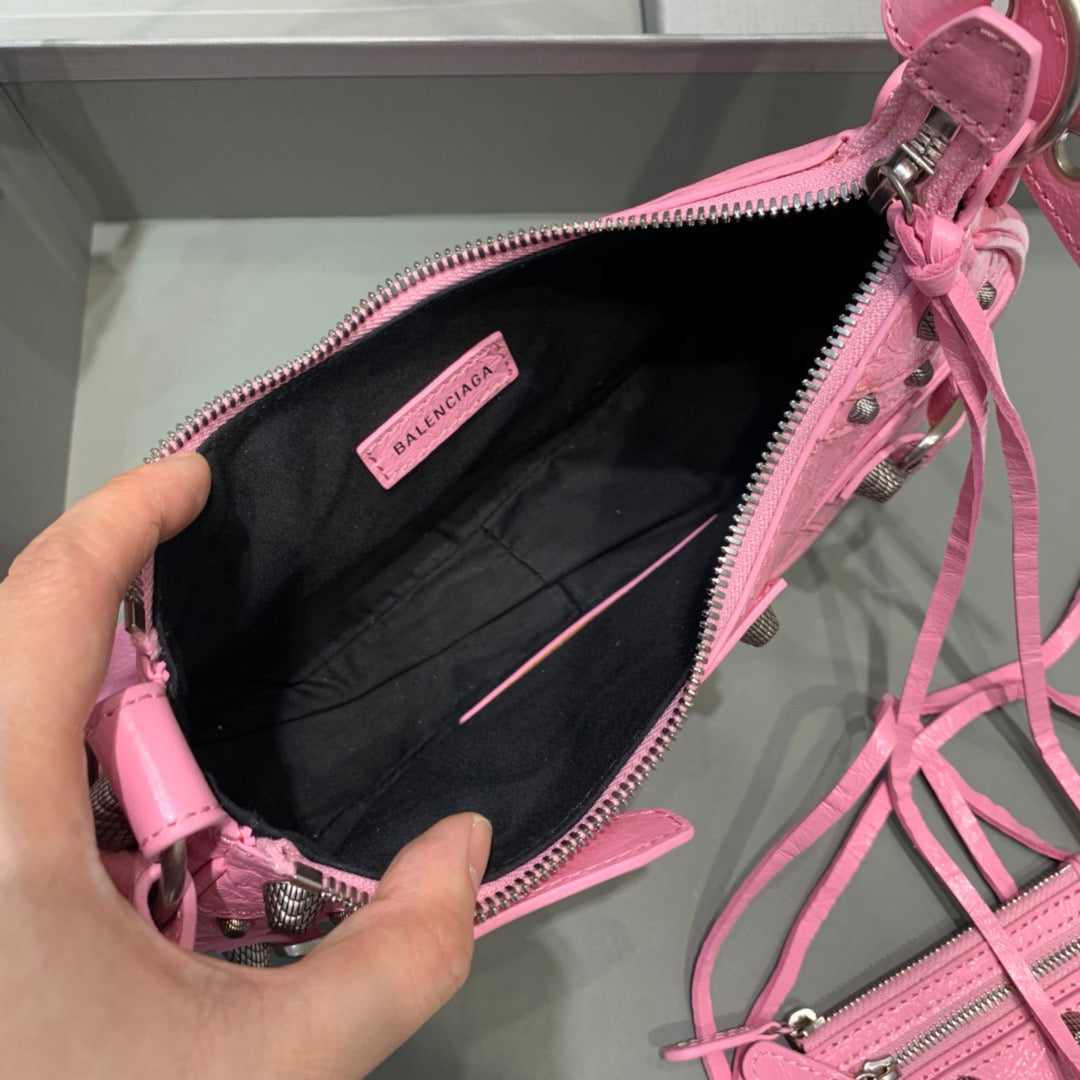 BLN-Ciaga Le Cagole XS Shoulder Bag In Light Pink, For Women,  Bags 10.2in/26Luxe Carry 6713091VG9Y5906