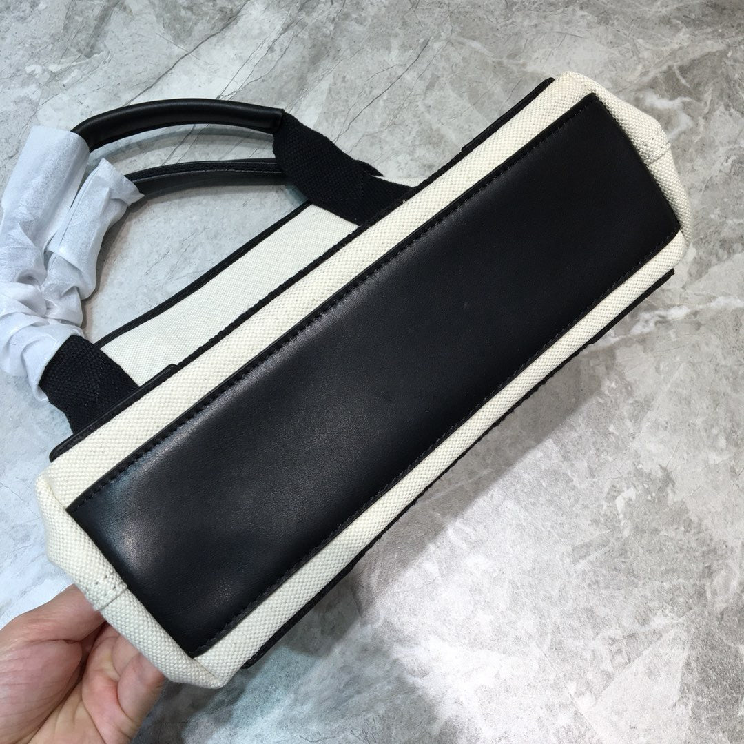 BLN-Ciaga Navy Small Cabas Tote Bag In Black, For Women,  Bags 18.5in/47Luxe Carry 3399332HH3N9260