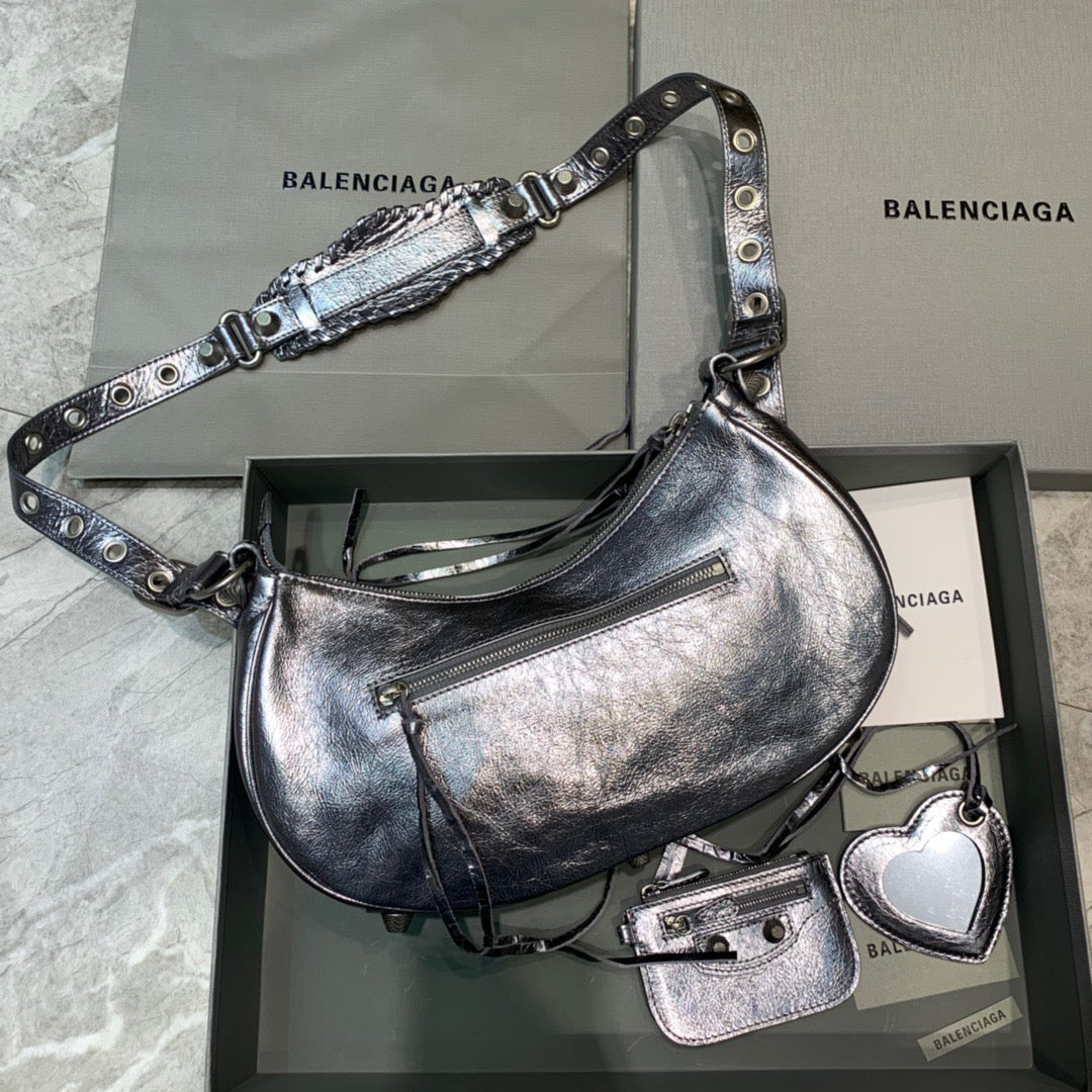 BLN-Ciaga Le Cagole XS Shoulder Bag In SliTLM -, For Women,  Bags 13in/33Luxe Carry