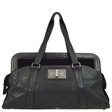 Top Quality Chanel Black Mademoiselle Lock Tote Bag