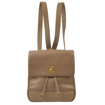 Top Quality Chanel * Brown Caviar Triple CC Backpack