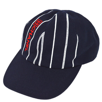 Top Quality Chanel Navy Sport Line Cap Hat #M Small New