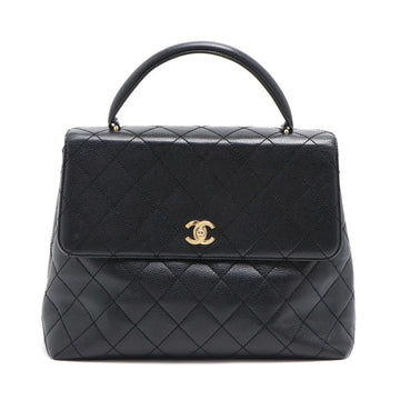 Top Quality Chanel Mattress Caviar S Handbag Black Silver Gold