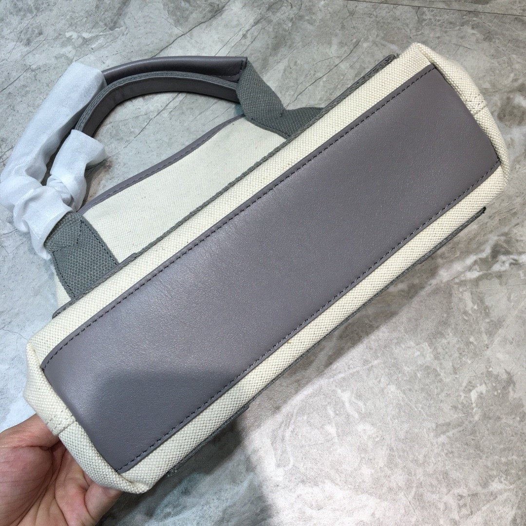 BLN-Ciaga Navy XS Tote Bag In Gray, For Women,  Bags 12.6in/32Luxe Carry